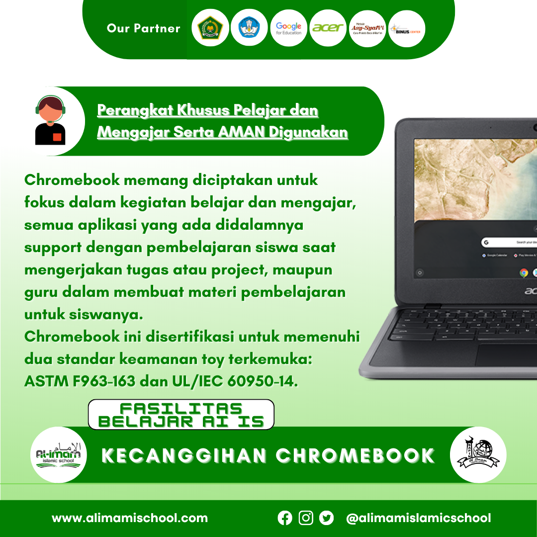 kecanggihan chromebook SMP Al-Imam Islamic School AI IS (4)