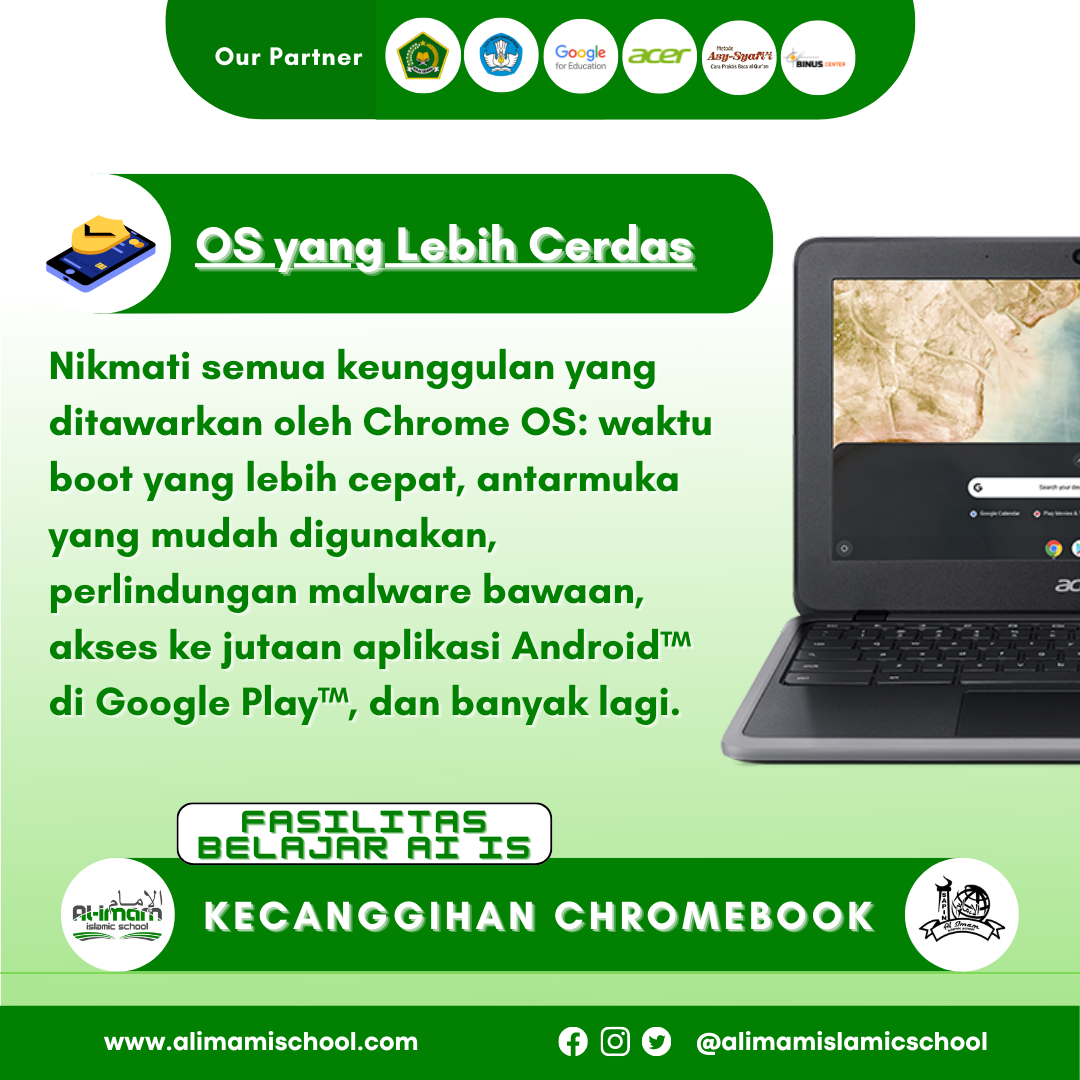 kecanggihan chromebook SMP Al-Imam Islamic School AI IS (5)