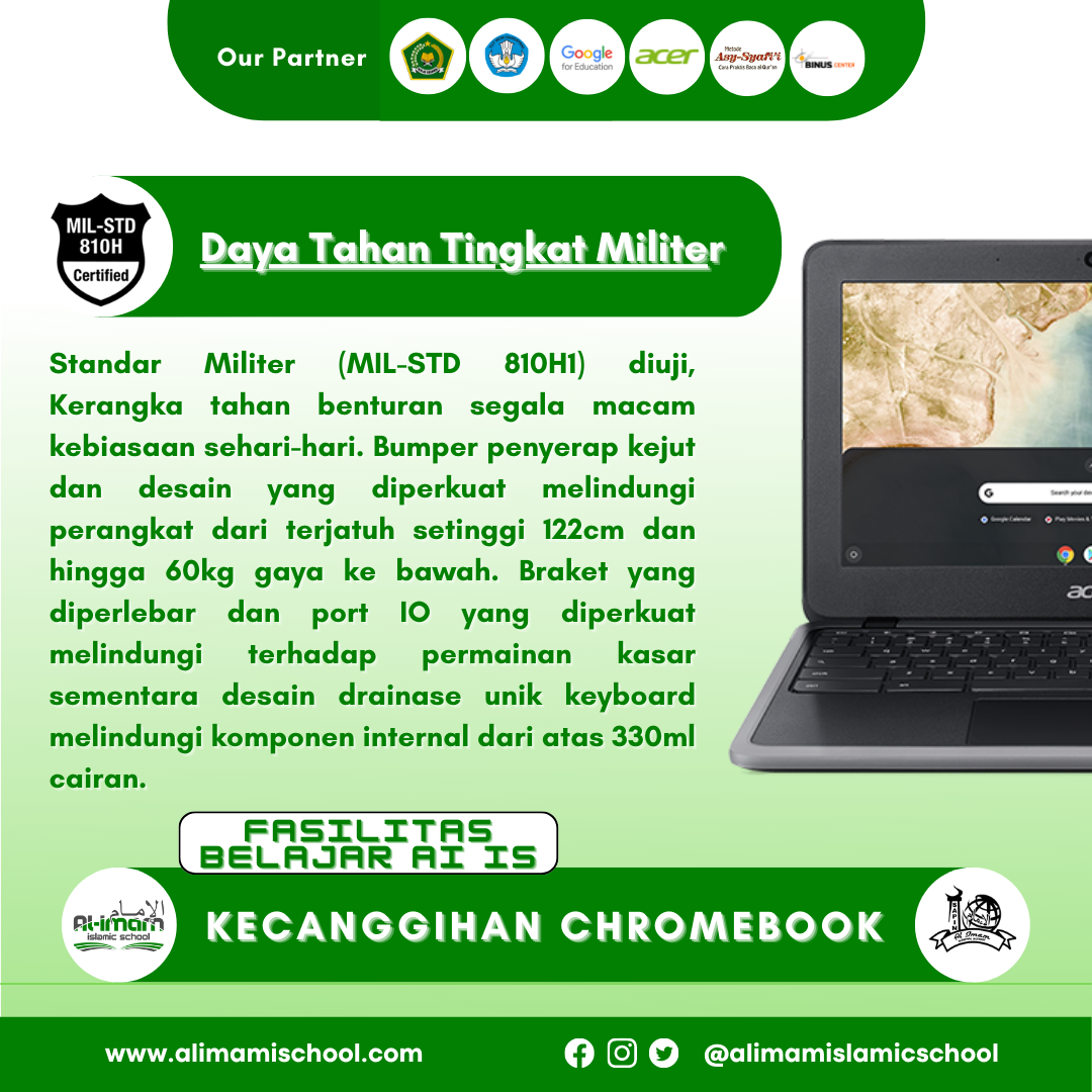 kecanggihan chromebook SMP Al-Imam Islamic School AI IS (7)